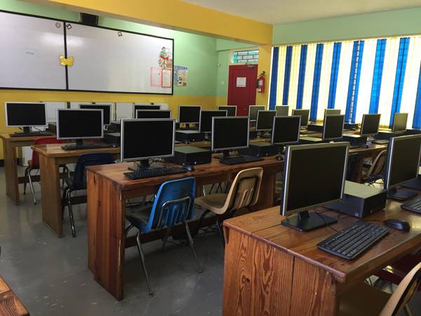 Computer Lab Donation – VAZ Preparatory School, Jamaica